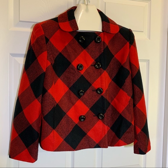 Jones New York Jackets & Blazers - Jones New York Signature Black/Wild Cherry Size 12